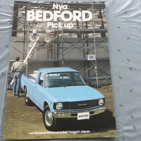 Bilbrosjyre av Bedford Pick Up