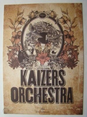 Kaizers Orchestra - Violeta, Violeta Vol. I - Promo Plakat