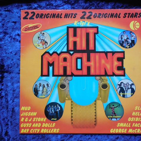 HIT MACHINE - SAMLEPLATE 70 TALLET - OSIBISA - MUD - SMALL FACES - JOHNNYROCK