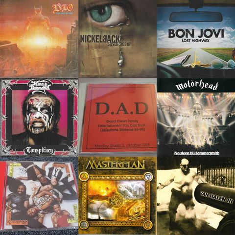 Heavy Metal Hard Rock CD Liste - H29 - Satyricon Motörhead King Diamond Dio