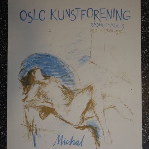 Litografi - Plakat Oslo kunstforening