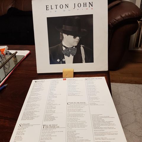 Elton John ice on fire