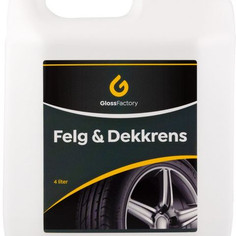 Gloss Factory Felg og dekkrens 4L