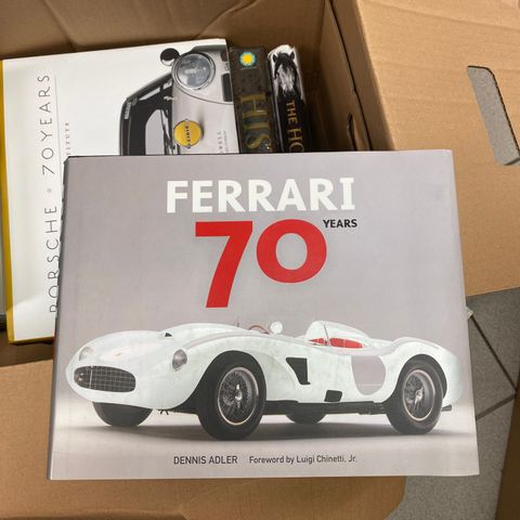 Ferrari 70 years bok