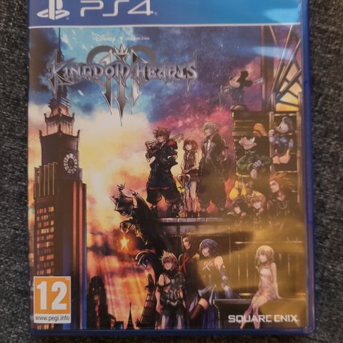 Kingdom hearts 3, playstation 4 spill. (PS4)