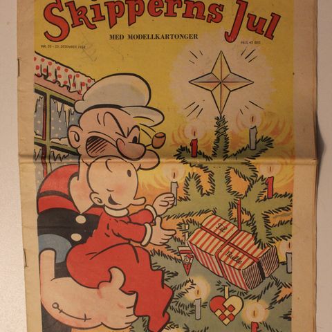 SKIPPERNS JUL 1952 MED MODELLKARTONGER