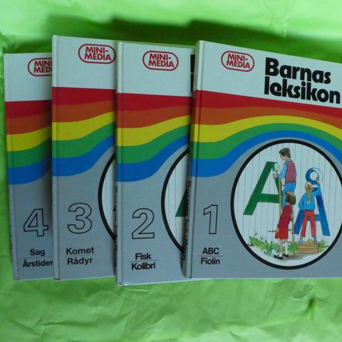 Barnas Leksikon: bok 1-4