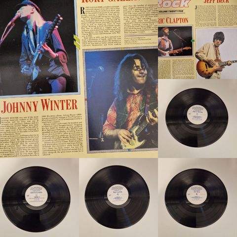 VINTAGE/RETRO LP-VINYL DOBBEL "ERIC CLAPTON/JEFF BECK/JOHNNY WINTER... "