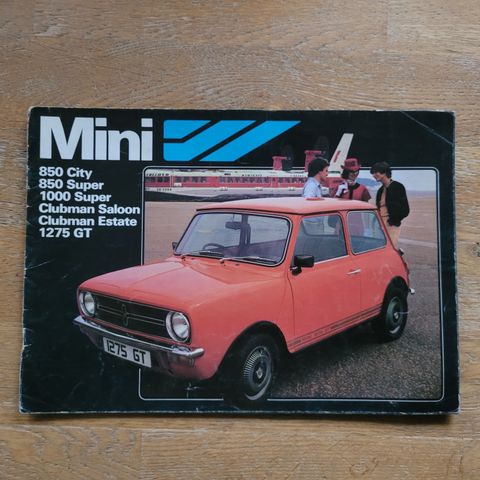 Brosjyre Mini/ Mini Clubman 1980