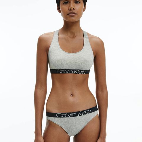 New Calvin Klein grey bralette, size M