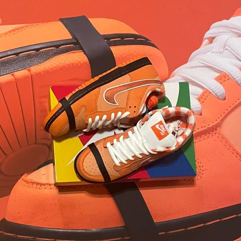 nike sb dunk "orange lobster"