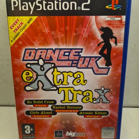 Dance UK: Extra Trax - PlayStation 2 - Komplett med Manual