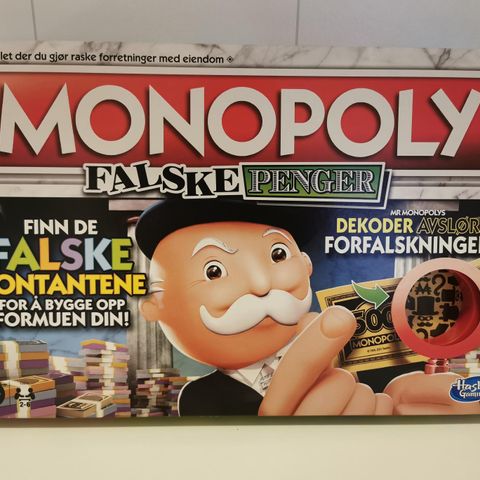 Monopoly falske penger
