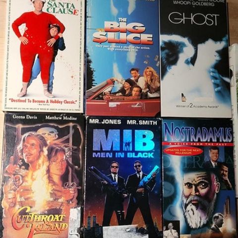 VHS filmer. sone NTSC (1 USA)