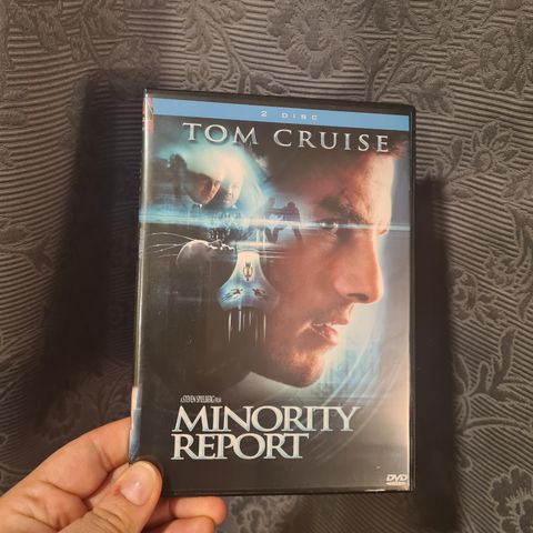 Minority Report (DVD) med Tom Cruise. Norsk tekst.