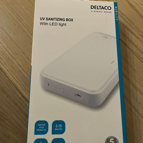 deltaco uv sanitizing box