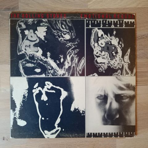 The Rolling Stones  – Emotional Rescue. Med original poster!