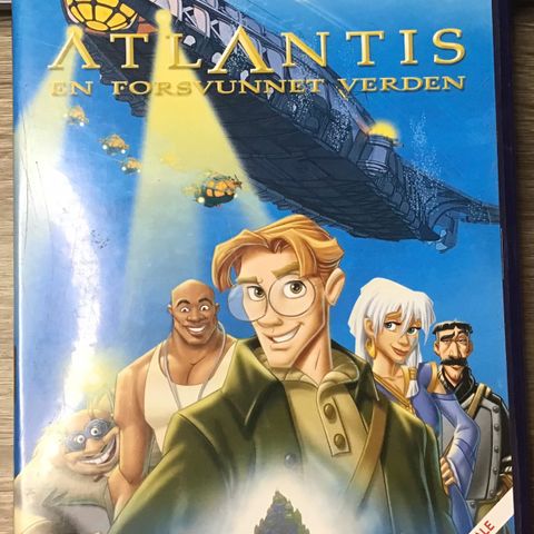 Atlantis : En forsvunnet verden dvd 🚨Walt Disney Klassikere dvd