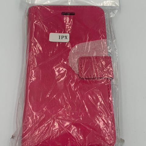 iphone X lommebokdeksel rosa