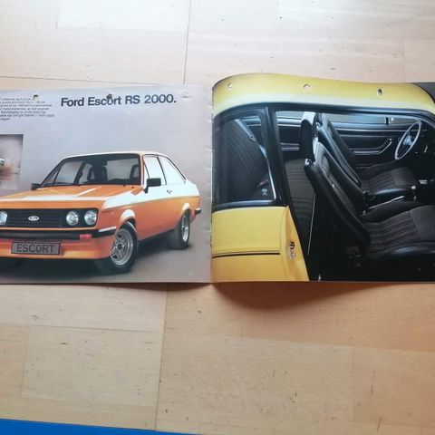 Ford escort brosjyre