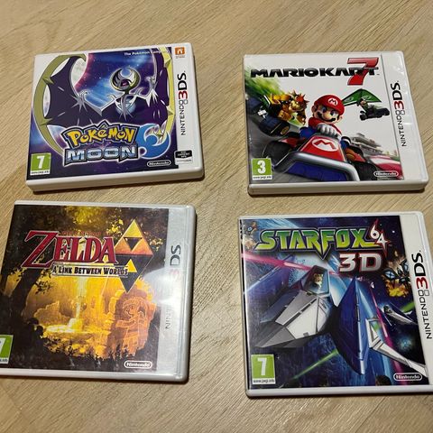 3DS spill PAL complete in box (3DS games CIB)