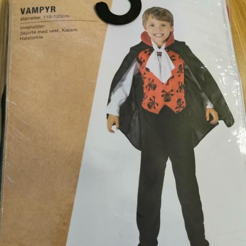 Ny Vampyr kostyme  str. 110-120