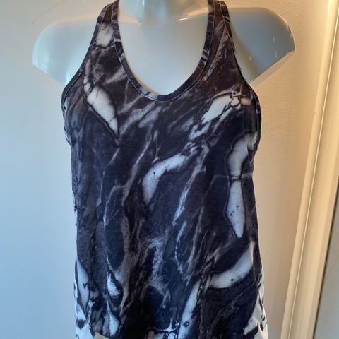 Singlet Zara collection w&b sort hvit