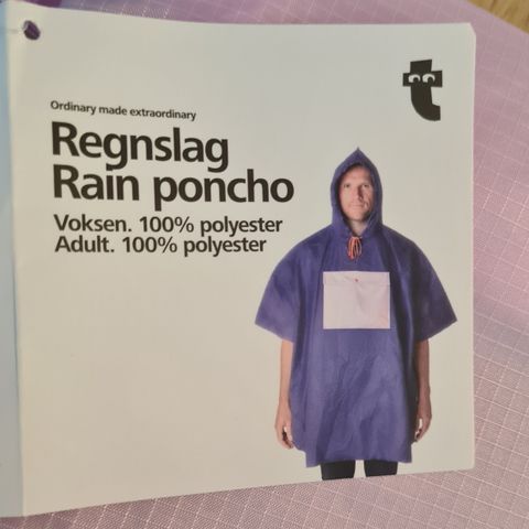 Regn poncho TGR