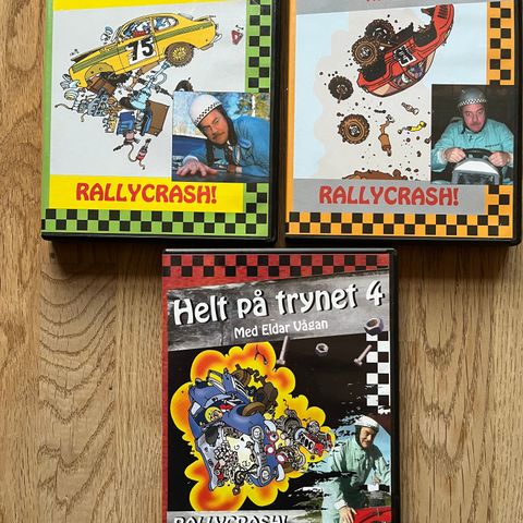 Helt på trynet 2, 3 og 4 DVD - Eldar Vågan- Vazelina Bilopphøggers