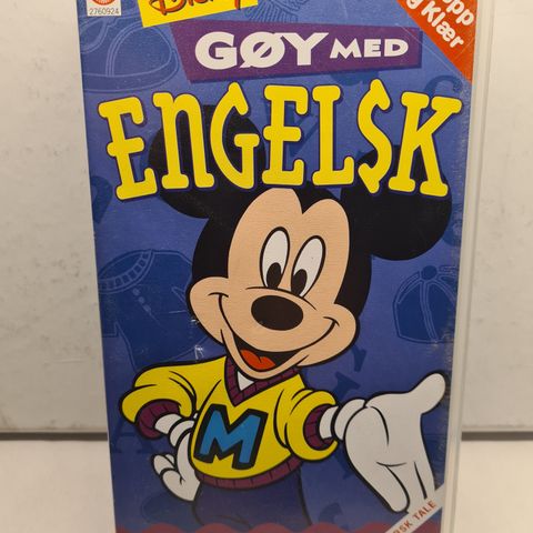 Disney Gøy med Engelsk - VHS