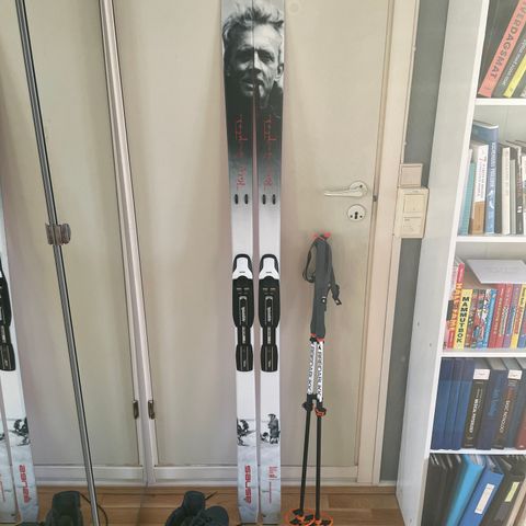 Utleie av fjellskipakke -  Åsnes Ingstad - 185 cm/sko 43. Ski rental