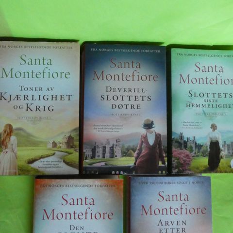 Santa Montefiore: Slottskrønikene (bok 1, 2 og 4)