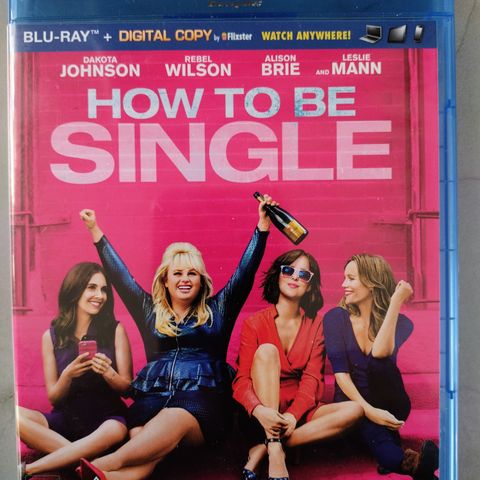 Blu-ray. How to Be Single. Norsk tekst.