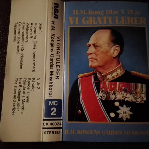 H.m.kongens gardes musikkorps.vi gratulerer.1977.