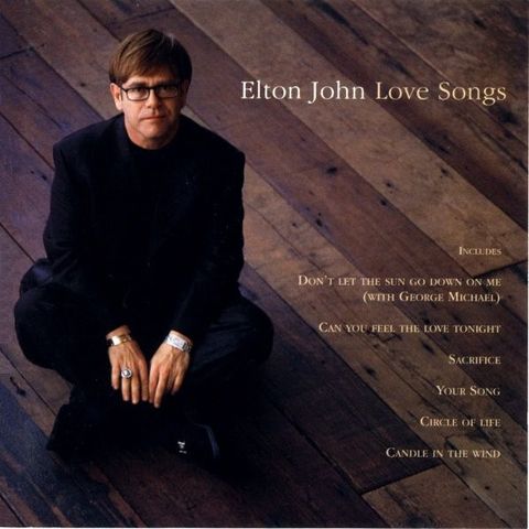 Elton John – Love Songs (CD, Comp,  1995)