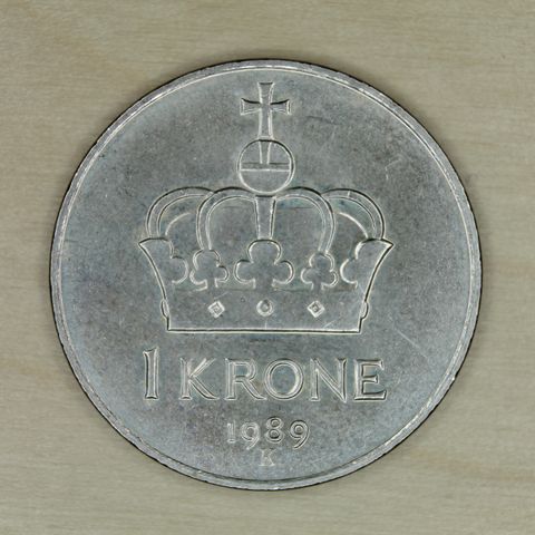 1 krone 1989 Norge   (949)