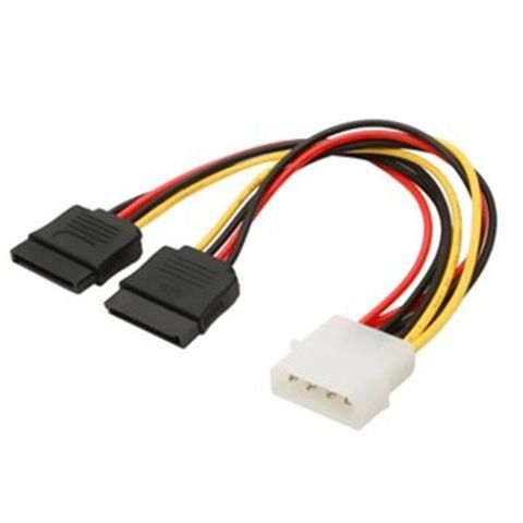 Molex til 2stk Sata Splitter