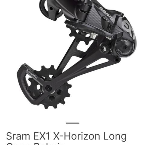 Girskifter Sram EX1 X-Horizon bakgir