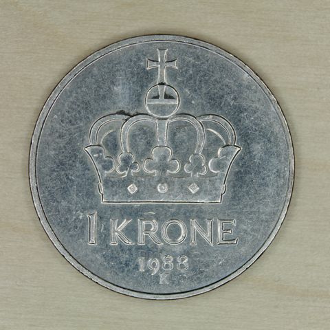 1 krone 1988 Norge   (948)