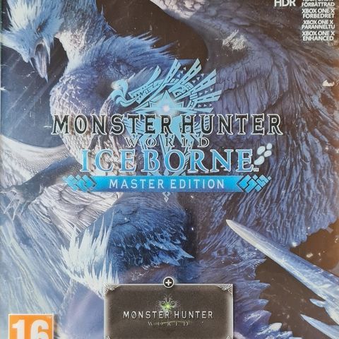 Monster Hunter World: Iceborne Steelbook Xbox One CIB Nytt u/plast