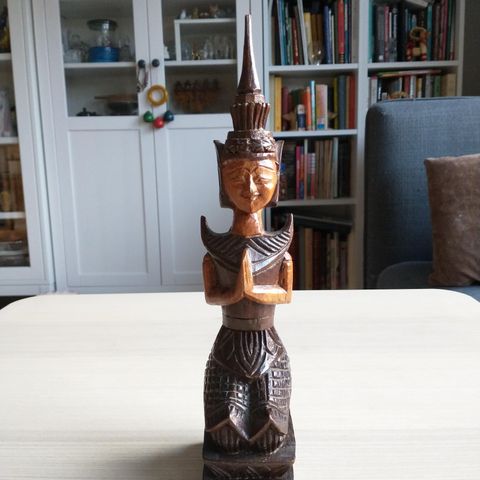 Vintage trefigur fra Thailand