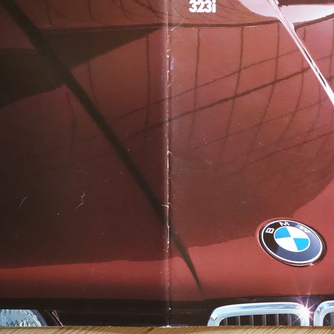 BMW 318i, 320i, 323i  1985 brosjyre