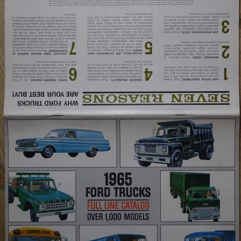 Ford Trucks Full line brosjyre 1965