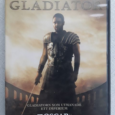Gladiatoren Dvd med norsk tekst Ripefri, Sender gjerne hjem til deg