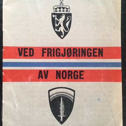 Hefte fra frigjøringen 1945