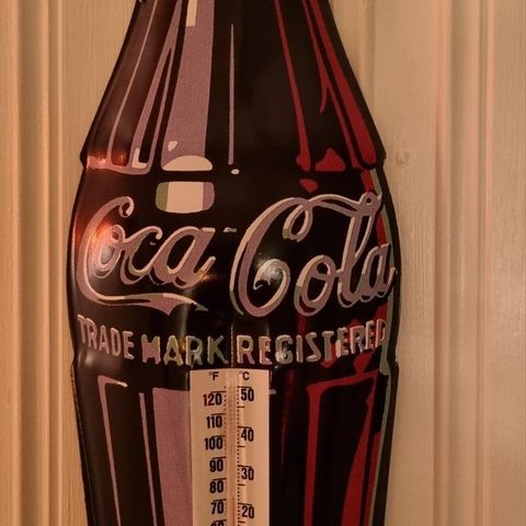 Coca-Cola termometer selges