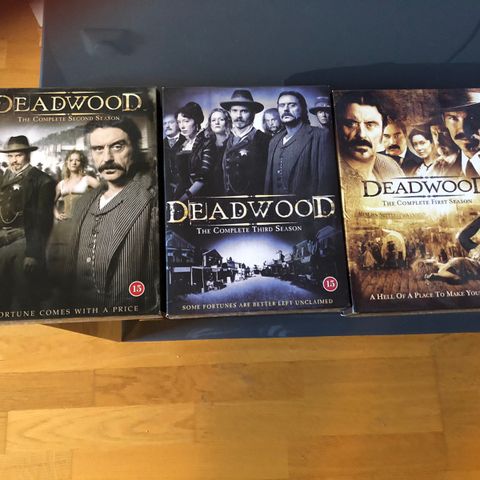 Deadwood sesong 1-3(komplett serien)