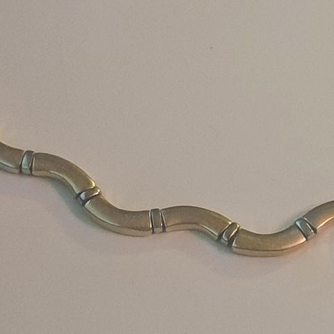 14 karat gull armbånd, 21 cm