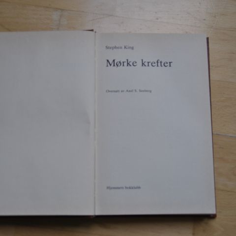 Mørke krefter. Stephen King