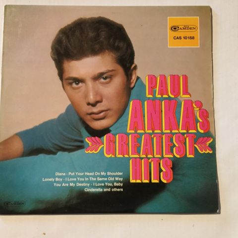 PAUL ANKA / GREATEST HITS - VINYL LP